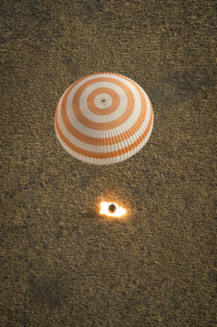 Expedition 36 Soyuz TMA-08M Landing